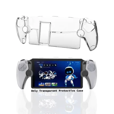 Transparent Protective Case for PS Portal Game Console Back Holder Shockproof Crystal Case for PS Portal Game Accessories