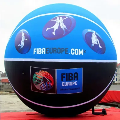 Giant Inflatable Helium Balloon Custom Logo PVC Inflatable Sports Balloon for Event Advertising Decoration
