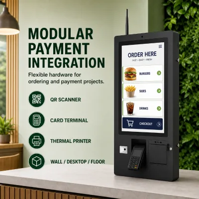 Modular Self Service Payment Terminal for Restaurant Chain and Retail Projects