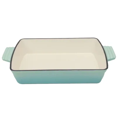 Forrest High Quality Cast Iron Cookware Dish Pan Cast Iron Roasting Pan