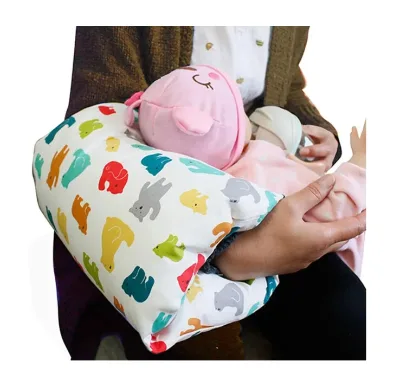 Portable Travel Cotton Nursing Arm Pillow Sleeve Newborn Baby Breastfeeding Pillow