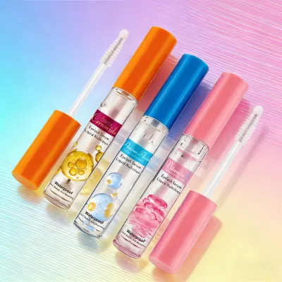 Long-Lasting Waterproof Clear Eyelash Mascara Serum Strong Curling Lash Primer Setting Nourishing Eyelash Enhancer Eye Makeup