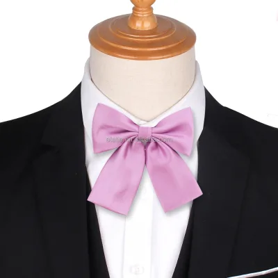 Bow Tie for Women Fashion Outfit Uniform Collar Butterfly Bow Knot Bow Ties for Wedding Macaroon Color Bowties Shirt Neck Wear