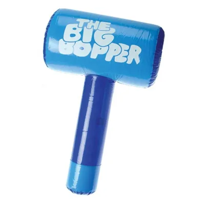 Smile Face PVC Inflatable Hammer with Small Bell Inside