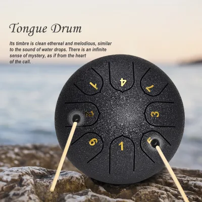 Jinfang Hot Sale Tongue Drum C Major 432Hz Handpan Tank Drum for Meditation Yoga Sound Healing with Bag & Mallet