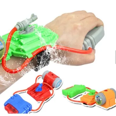 Kids Handheld Arm Wrist Water Gun Outdoor Toy Gun Water Shooting Gun for Swimming Pool and Beach