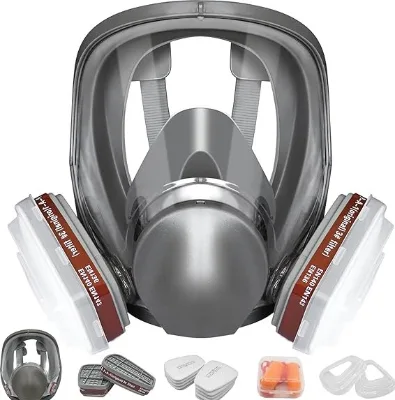Best Quality Spraying Respirator Organic Gas Full Facepiece Anti-dust Silicon Mask