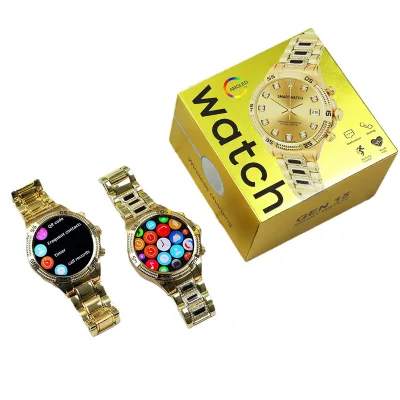 Gold Color Luxury GEN 15 Smart Watch Sport Android Fitness Tracker Smart Watch for Women Men