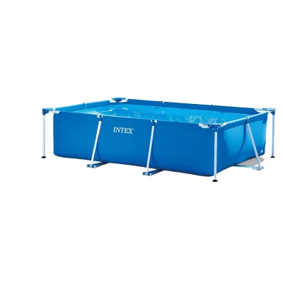Funsicle 7ft Rectangular Ground Pool 2.1x1.5x0.61m Garden Durable Lap Pool for Adults 3-Layer PVC Laminated Material Includes