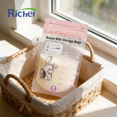 Reliable BPA Free Milk Storage Bag for Secure Breast Milk Freezing and Daily Feeding Use