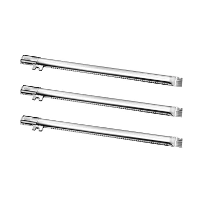 CTJK62758 304 Stainless Steel Burner Tube for Weber Genesis II E310 E315 E335 Gas Grills 2017 Newer Models 3 Pack Accessories