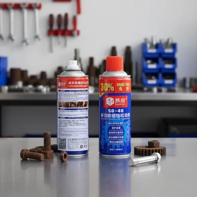 Anti Rust Lubricant Spray 450ml Can for Car Exterior Surface Cleaning Aluminium Material
