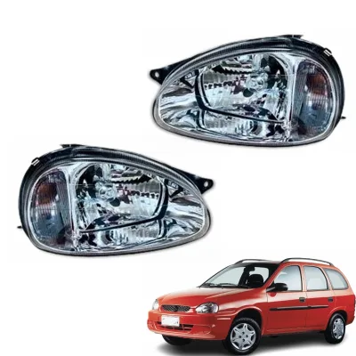 New Replacement Front Headlight Halogen Headlamp for chevy chevrolet Opel Corsa 2000 2001 2002 2003 2004 2005 2006