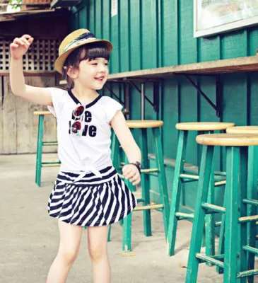 Cheap Lovely Fashion Eco-Friendly Summer Short Casual Plain Dyed Tutu Dress for Girls in Polyester/Cotton