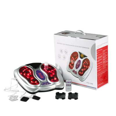 EMS Electric Shiatsu Infrared Physiotherapy Foot Massager Comfortable Terahertz Vibration Ultra Long Wave Far Infrared Heating