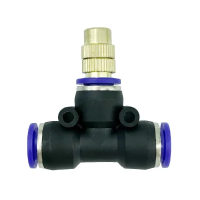 10pcs Quick Plug Low Voltage Adjustable Atomizing Nozzle Fine Mist Humidification Dust Removal Garden Outdoor Cooling