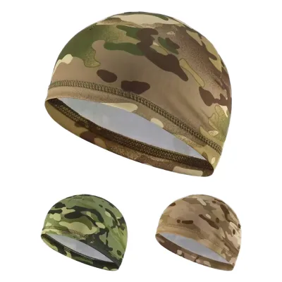 54-56CM Breathable Lightweight Running Skull Cap for Cycling and Mountaineering Sport, Custom Printed Logo, ISO CE