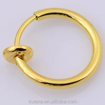 10mm Newest Design None Septum Nose Ring Septum Clip Septum Jewelry Unique Big Nose Rings Designs