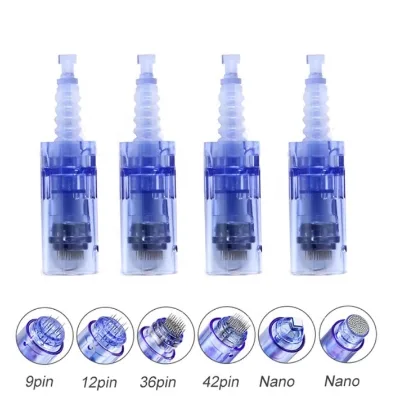JULONG Derma Pen Needle A6 Microneedling Cartridge Needle Derma Pen Tattoo Cartridge Needles for Beauty Pen Meso