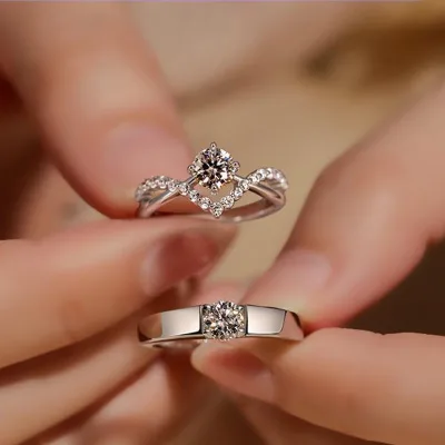 Love Marry Me Jewelry Rings Jewelry Adjustable Free Size Rings Women Engagement Wedding Couple Rings