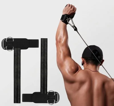 Aofit Factory Custom Logo Padded Breathable Portable Weightlifting Straps Cuffed D Ring Gym Pull Deadlift Lifting Wrist Strap