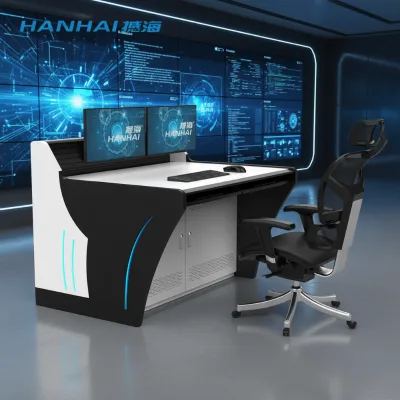 Commercial Furniture Command Center Monitoring Room Console for Efficient Workflow Management