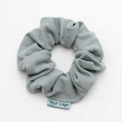 South Korea Comfortable and Soft with Customizable Color logo Hair Scrunchies