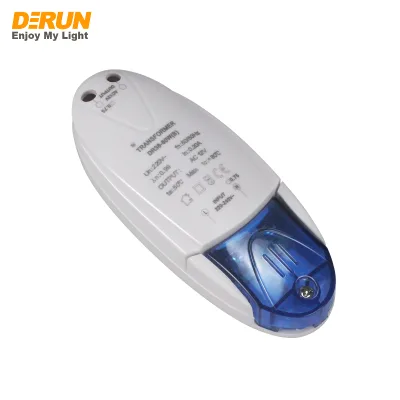 OEM 12V Single Output Electronic Transformer 22-60W 220-240V 50/60Hz for Halogen Lamp