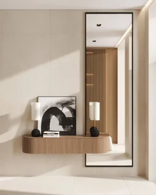 Minimalist Wholesale Luxury Home Decor Customized Color Full Length Classic Room Decor Mirror