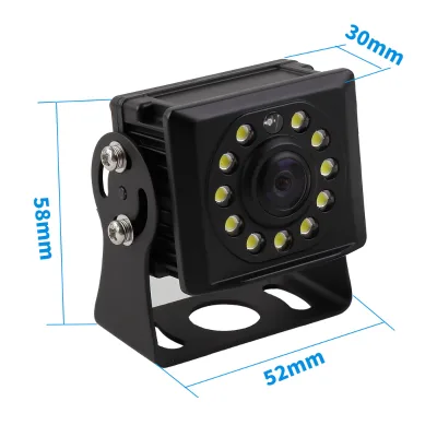 CARSOUL AHD 720P Backup Camera for Truck Bus Commercial Vehicle IP68 12V-24V OEM ODM 1 Year Warranty Full Color LED Night Vision