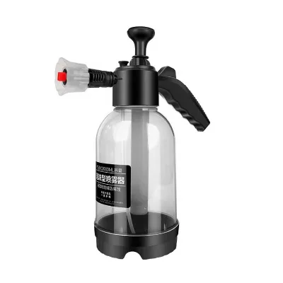 Kingdetail Clear Manual Pneumatic High Pressure Foam Spray Bottle Car Wash Flower Sprayer Fan-shaped Acid and Alkali-resistant