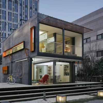 Flat Pack Luxury Office 2 Floors 2 Bedroom Mobile Homes Home Portable Container House Building Prefab Apartment Buildings