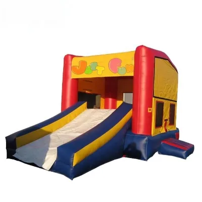 commercial bouncy castle house inflatable trampoline with slide combo for children