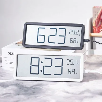 Customized Popular Digital Slim Design LCD Display Alarm Clock Baking Kitchen and Study Cooking Countdown and up Clock Timer