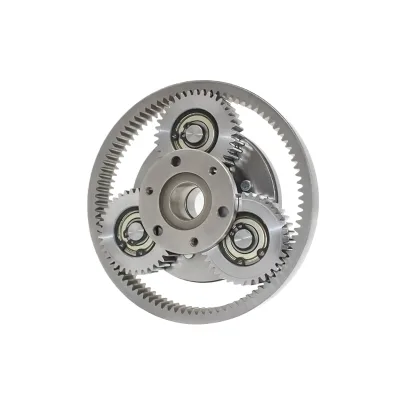 Rear Motor Planetary Gear Clutch Set 36T Replacement 48V Brushless Steel+Nylon Yellow Electric Scooter/E-Bike