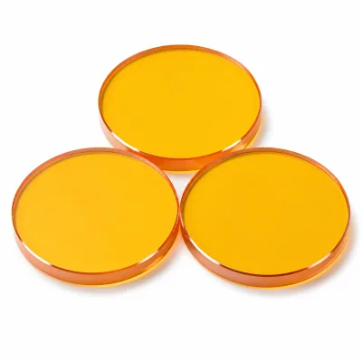 ZnSe Lens 25.4mm Diameter F50.8 F63.5 FL High Transmission AR Coated for Cutting Engraving Machines