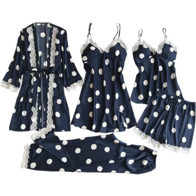Women's Autumn Winter Simple Robe Set Sexy Strap Nighty Bathrobe Thermal Breathable Properties Plus Size Knee Length Combo