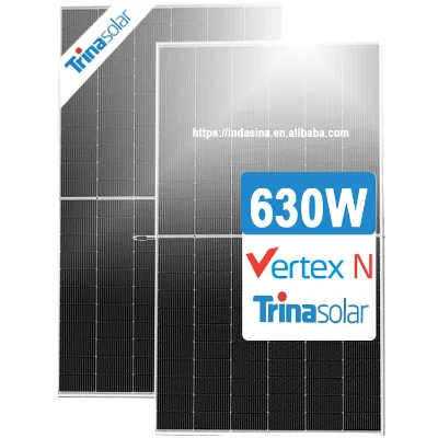 OEM Brand 630W Solar Panels N Type Bificial for Solar Panel Commercial Solar Installation