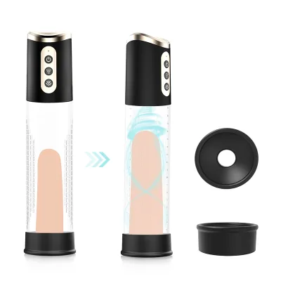 Delay Ejaculation Long Time Training Men Penis Enlargement Big Pump Vaccum Sucking Penis-Pump for Male Masturbation Sex Toys