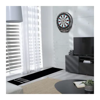 High Quality Latex Backed Anti Slip Custom Printed Logo Dart Mat Carpet With Throwing Distances