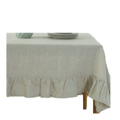 Wholesale Table Linens 100% Pure Linen Tablecloth Custom Size Multi Color Table Clothes Linen Table Cloth