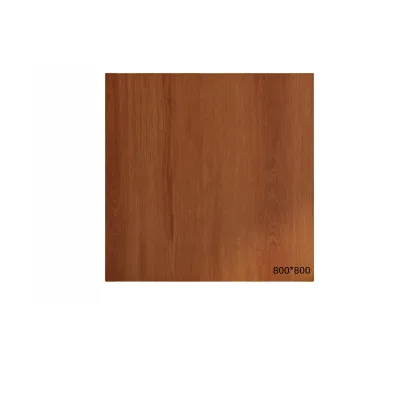 Luofu Weir Modern Solid Wood Grain Tiles 800x800 Ceramic Marble for Bedroom Living Room Soft Light Velvet Log Wind Villas