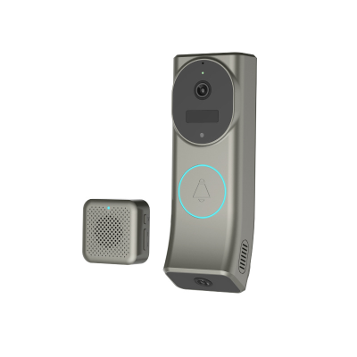 Dual HD Wireless WiFi Video Doorphone with Battery Doorbell One Key Call Two-Way Intercom Dual Lens and Dual Picture