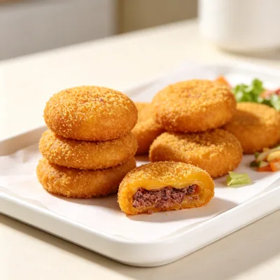 Export Quality Frozen Pumpkin Cake 25g QQ Chewy Glutinous Rice Pastry Chinese Dim Sum Private Label Manufacturer