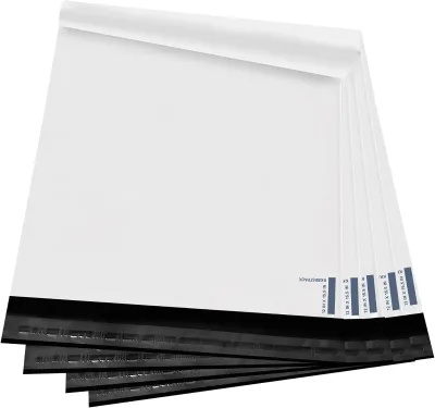 Custom Poly Mailer Courier Cargo Mail Postage Box Thank You Logo Plastic Packaging Soft Touch Poly Bags