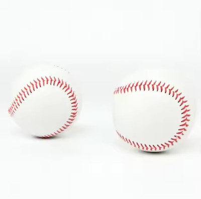 Premium Leather Baseball with Cork and Rubber Pill Raised Seam Full Grain Leather Baseball Recommended for Game or Practice