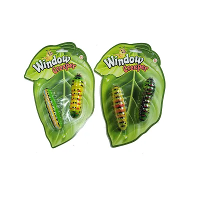Dollartoys 2Pcs Store Sensory Soft Kid Toy Combination Stretch Caterpillar Green Window Creeper Novelty Gag Toys for Small