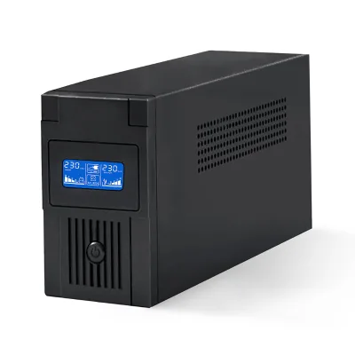 650VA/360W AVR UPS with LCD Display, Metal Case, 110/120VAC or 220/230/240VAC Output, Built-in 12V/7AH Battery