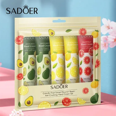 Natural Fruit Extract Moisturizing Hand Moisturizer Hand Cream Gift Set For Women Soothing Whitening Hand Cream