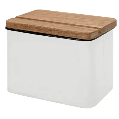 Recipe Box with Cards and Dividers Set Phone and Tablet Holder With Bamboo Lid